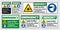 Emergency PPE Safety Label,Laser In Use Do Not Enter Without Wearing Laser Protective Eyewear