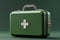 Emergency response, Green First Aid kit for urgent medical treatment