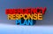 emergency response plan on blue