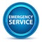 Emergency Service Eyeball Blue Round Button