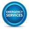 Emergency Services Eyeball Blue Round Button