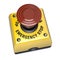 Emergency stop switch button 3D Illustration