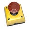 Emergency stop switch button 3D Illustration