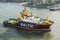 Emergency towing vessel Baltic sailing into port