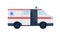 Emergency vehicle flat color vector object