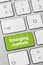 Emerging markets - Inscription on Green Keyboard Key