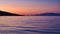 Emerging Sunrise Over Gulf of Corinth Bay, Greece