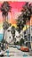 Emily Moran\\\'s Enigmatic Tropics: A Colorful Collage Of La Street Scene