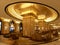 Emirates Palace interior of 24 carat gold plates capital