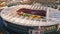 Emirates Stadium - home of Arsenal London soccer club - aerial view - LONDON, UK - DECEMBER 18, 2022