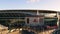 Emirates Stadium - home of Arsenal London soccer club - aerial view - LONDON, UK - DECEMBER 18, 2022