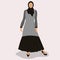 Emirati arabic young muslim woman in the black beautiful abaya and hijab from united arab emirates faceless best islamic model