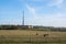 The Emley Moor transmitting mast, Emley, England