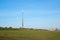 The Emley Moor transmitting mast, Emley, England