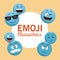 Emoji chat characters