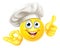 Emoji Chef Cook Cartoon OK Thumbs Up