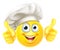 Emoji Chef Cook Cartoon Thumbs Up