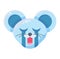 Emoji Cute Funny Animal Mouse Crying Expression