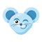 Emoji Cute Funny Animal Mouse Winking Expression