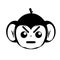 Emoji Cute Monkey Angry Face