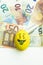 Emoji Easter egg with facial expression