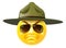 Emoji Emoticon Drill Sergeant