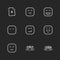 emoji , emoticon , smiley ,eps icons set vector