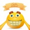 Emoji emoticon smiley yellow face character making selfie
