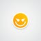 Emoji Evil Smile Sticker