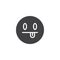 Emoji Face With Stuck-Out Tongue vector icon
