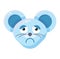 Emoji Funny Animal Mouse Melancholy Expression