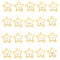 Emoji icons. Kawaii star emoticon set. Cute stars facial expressions. Cartoon vector stock. Emoticon chat stickers.