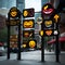Emoji signboards adding charm to the urban environment