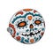 Emoji Smiling Face with Open Mouth. Dia de Los Muertos. Halloween. Vector Illustration