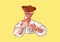 Emoji sticker seaman captain point finger you are