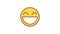 Emoticon big smiling. Animated Emoticons. Alpha channel