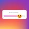 Emoticon slider template feedback poll social media creative like icon. Emoji slider