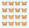 Emoticons, emoji, smiley set, colorful Sweet Kitty Little cute kawaii anime cartoon fox, puppy girl different emotions mascot stic