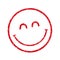 Emoticons , face stamp icon / wink , smile