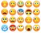 Emoticons or smiley icons set