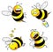 Emotion bee comic character