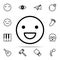 Emotion smile icon. web icons universal set for web and mobile