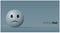 Emotional background with sad blue face emoji
