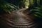 The emotional journey through a carefully composed photograph of footsteps on a winding path