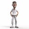 Emotionally Charged 3d Animation Of A Guy In White Pants
