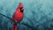 Emotionally Charged Cardinal Illustration With Saturated Colors