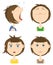 Emotions icon set.