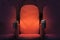 Emoty cinema armchair