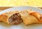 Empanada de Pino or beef filled Empanada, delicious Chilean baked pasty