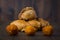 Empanadas - Argentine fried meat pies.wooden background